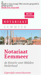 Mobile Screenshot of notariaateemmeer.nl